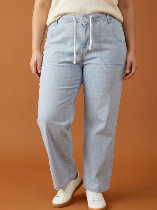 YMI Denim - NWT🤩 |•YMI•| Kozy Fit Soft Knit Denim Light Wash Pull On Jeans Size XXL